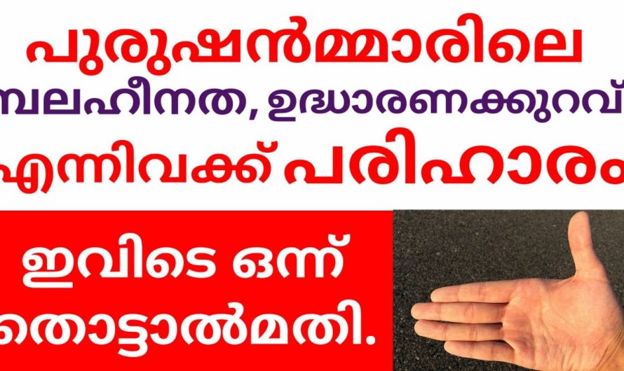 ഇവിടെ ഒന്ന് തൊട്ടാൽ മതി.. പുരുഷൻമ്മാരിൽ ഉള്ള ലൈം.ഗീക പ്രശ്ന.ങ്ങൾ.ക്ക് പരിഹാരമായി -Remedies for limescale problems