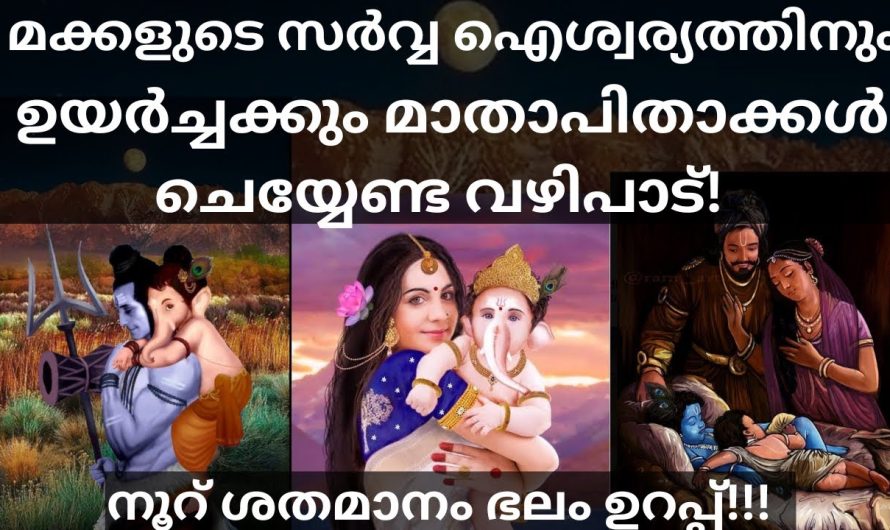 ഈ വഴിപാടുകൾ ചെയ്‌തു നോക്കു മക്കളുടെ സർവ്വ ഐശ്വര്യത്തിനും ദീർഘായുസ്സിനും അമ്മമാർ