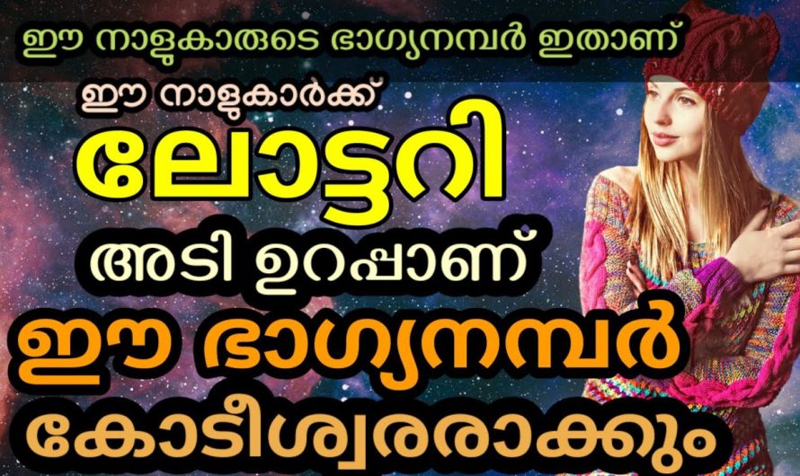 ലോട്ടറി അടിക്കും ഇവർക്ക് ഉറപ്പായും! ഭാഗ്യനമ്പരും ഉണ്ട് അറിയാതെ പോകരുത്