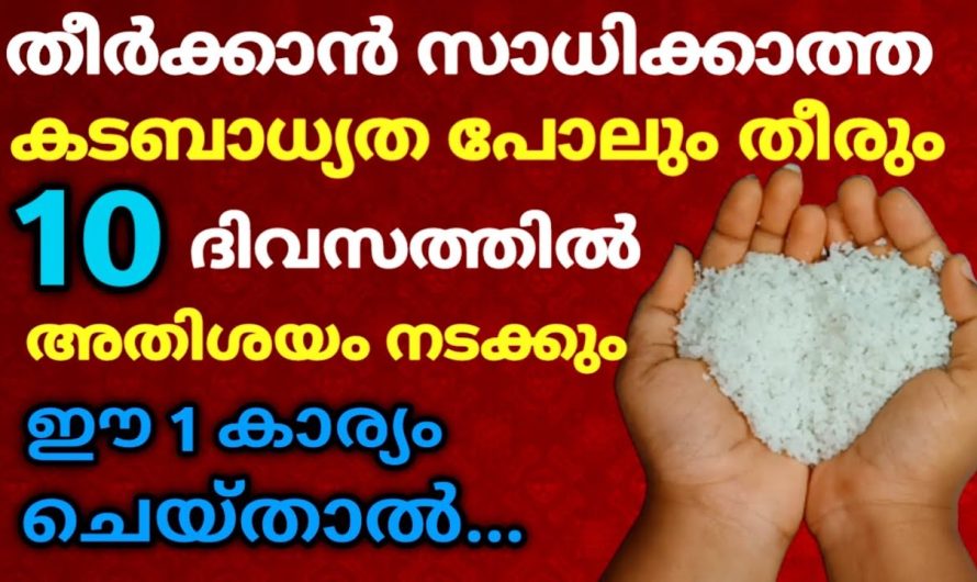 സകല കടബാധ്യത തീരും അതും,10 ദിവസത്തിനുള്ളിൽ 100% നടക്കും !!!