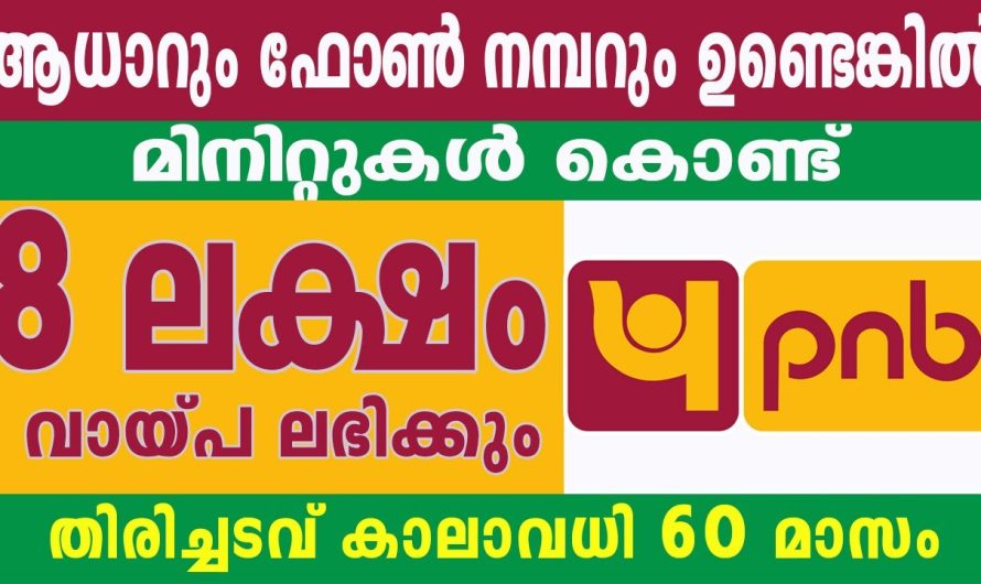 മിനിറ്റുകള്‍ക്കുള്ളില്‍ 8 ലക്ഷം രൂപ വായ്പാ വാഗ്ദാനം ചെയ്ത്, പഞ്ചാബ് നാഷണല്‍ ബാങ്ക്