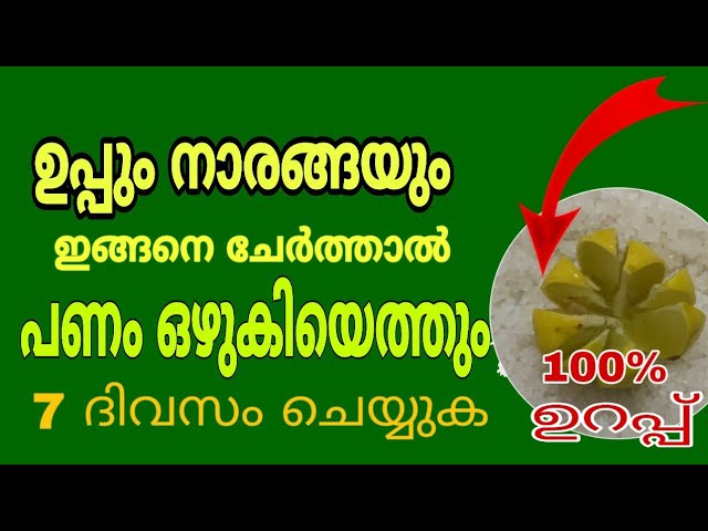 പണം വീട്ടില്‍ വരും, ഉപ്പും നാരങ്ങയും കൂടെ ഇങ്ങനെ വെച്ചാൽ