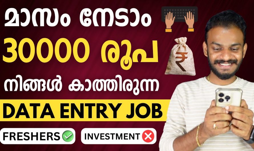 മികച്ച ഓൺലൈൻ ഡാറ്റാ എൻട്രി ജോലികൾ 2024