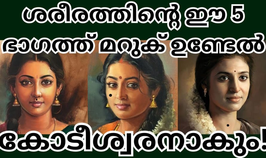 ഈ മറുക്ക് ശരീരത്തിൽ ഉണ്ട് എക്കിൽ ജീവിതം രക്ഷപ്പെട്ടു…