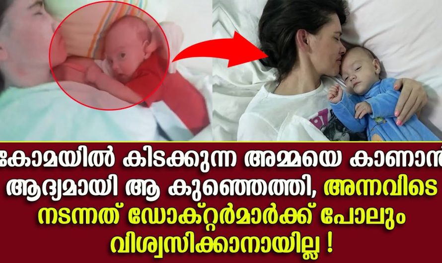 ശരീരം തളർന്ന അമ്മയെ ആ കുഞ്ഞിന്റെ മാന്ത്രിക സ്പർശം ഉണർത്തി