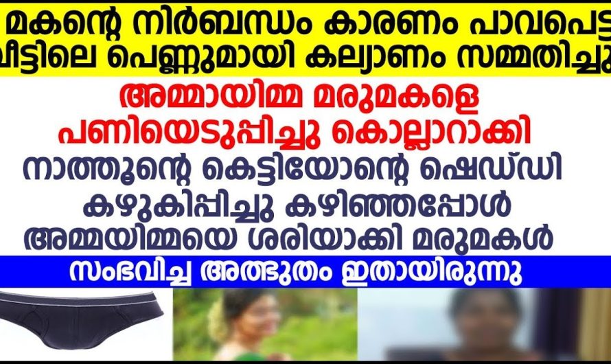 മരുമകളെ പണിയെടുപ്പിച്ച് കൊല്ലാരാക്കി അമ്മായിയമ്മ, ഇങ്ങനെ ചെയ്യാനുള്ള കാരണം കേട്ടാൽ നിങ്ങൾ ഞെട്ടും