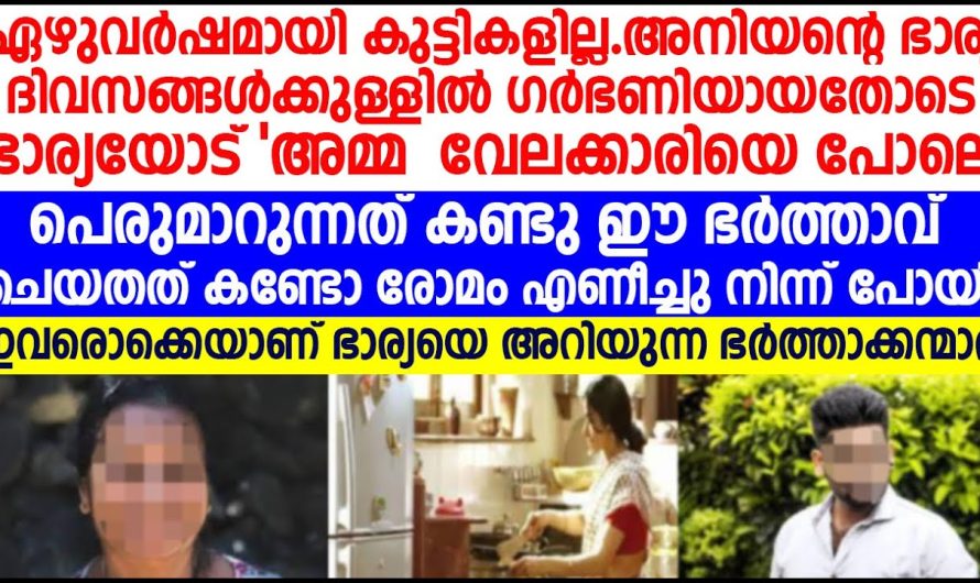 ഭാര്യയോട് ‘അമ്മ വേലക്കാരിയെപോലെ പെരുമാറുന്നത്കണ്ടു ഈ ഭർത്താവ് ചെയതത് കണ്ടോ ? ഭർത്താവ് ആയാൽ ഇങ്ങനെ വേണം