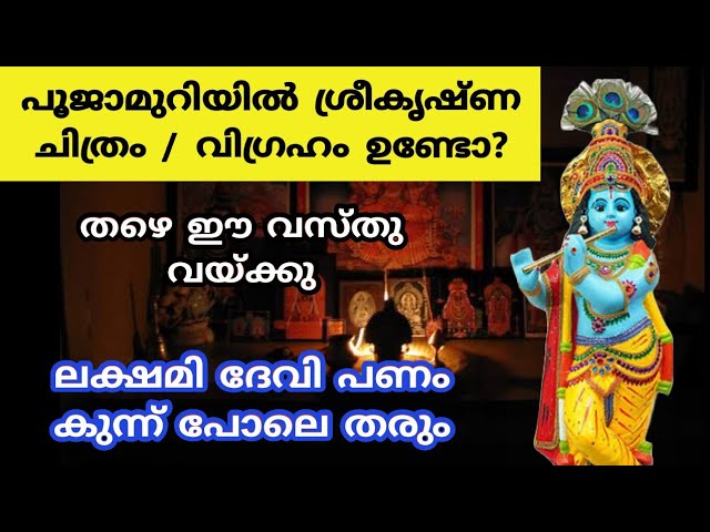 ഈ വസ്തു വെക്കു ശ്രീ കൃഷ്ണ വിഗ്രഹത്തിന് അടിയിൽ ഒരു മാസത്തിൽ അൽഭുത ഫലം വന്നു ചേരും