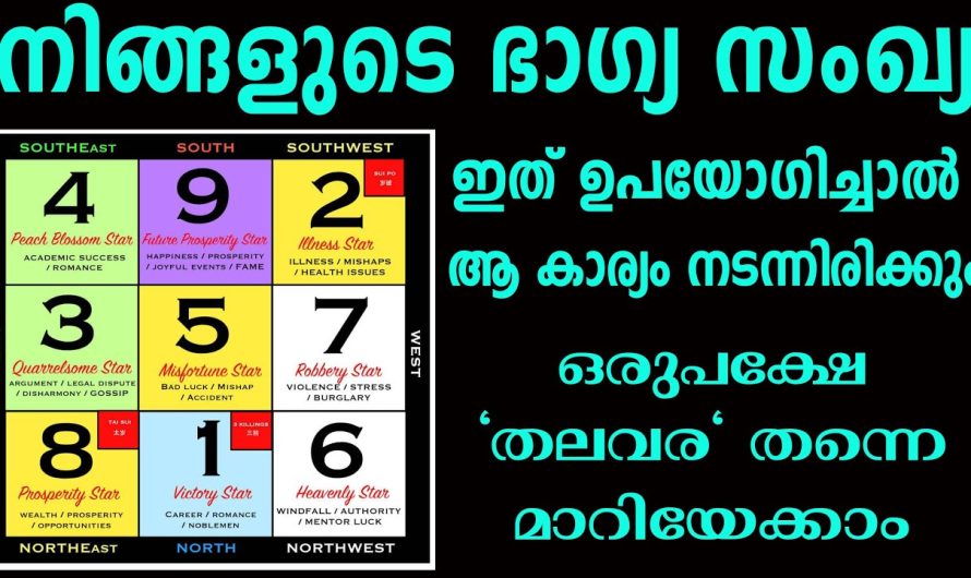 ഭാഗ്യം നൽകും 27 നക്ഷത്രക്കാരുടെയും ഭാഗ്യസംഖ്യ ഇതാ, ഭാഗ്യ സംഖ്യ നിങ്ങളുടെ തലവര തന്നെ മാറ്റിയേക്കാം