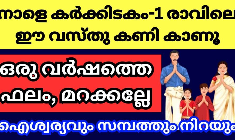 വീട്ടിൽ വിളക്ക് തെളിയിച്ച് ഈ വസ്തു കണി കാണൂ,വർഷം മുഴുവൻ ഐശ്വര്യം നാളെ മലയാള മാസം ഒന്നാം തീയതി