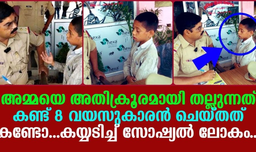 എട്ടു വയസുകാരന്റെ മുമ്പിൽ വച്ച് അമ്മയെ തല്ലുന്ന അച്ഛൻ വേറെ വഴിയില്ലാത്ത അവൻ ചെയ്തത് കണ്ടോ