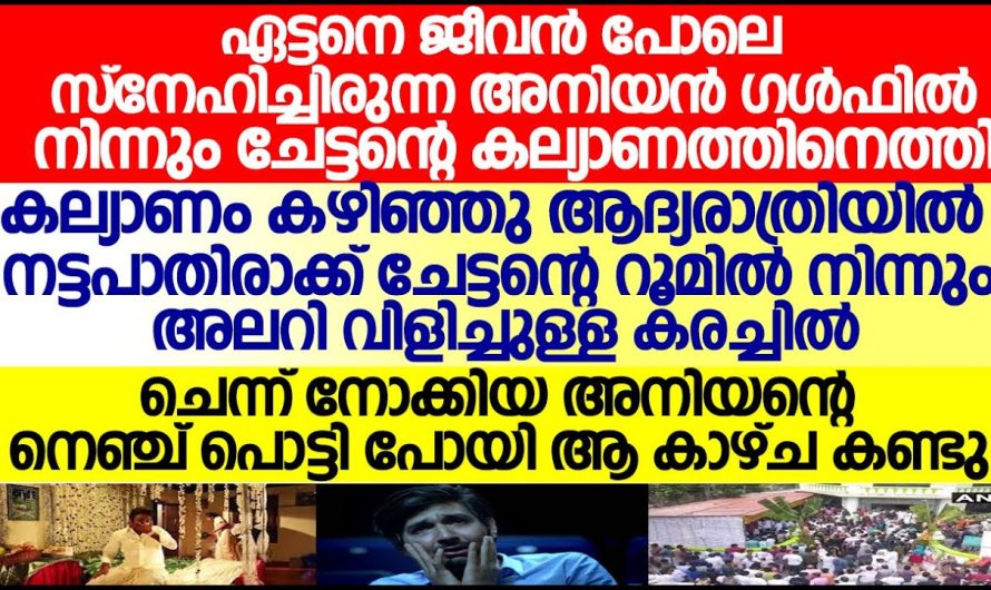 രാത്രി ചേട്ടന്റെ റൂമിൽ നിന്നും നിലവിളി കേട്ട് അനിയൻ ഓടി നോക്കിയപ്പോൾ കണ്ടത്