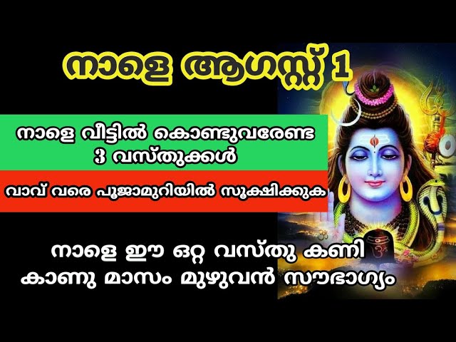 ആർക്കും ആഗസ്റ്റ് 1 മുതൽ വാവ് വരെ നൽകാൻ പാടില്ലാത്ത 3 വസ്തുകൾ