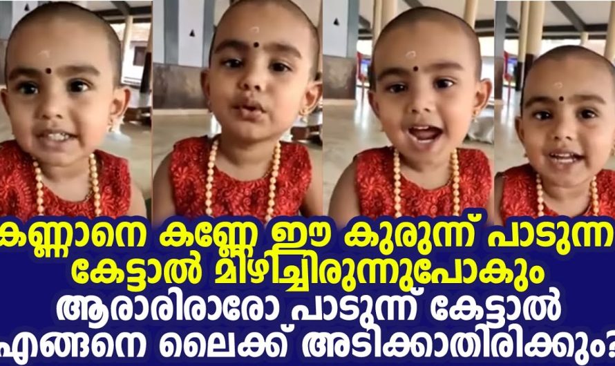 സോഷ്യല്‍ മീഡിയയെ കണ്ണാന കണ്ണേ കൊഞ്ചി പാടി ഞെട്ടിച്ച് ഈ 2 വയസുകാരി മിടുക്കി