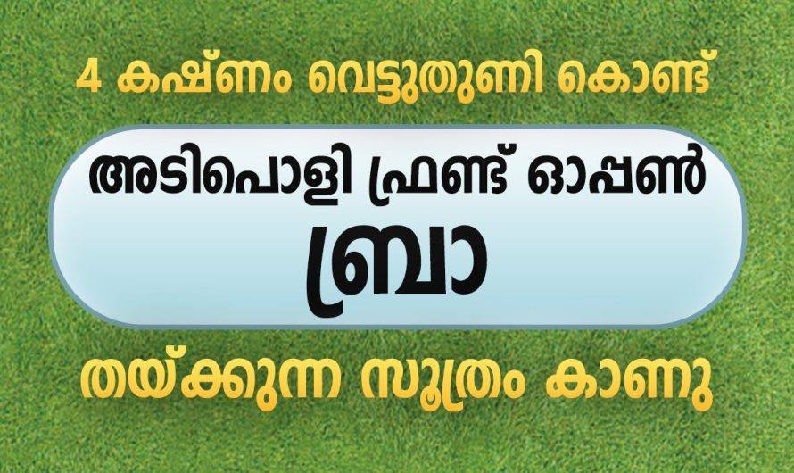 ഫ്രണ്ട് ഓപ്പൺ ബ്രാ തയ്ക്കുന്ന സൂത്രം കാണു, 4 കഷ്ണം വെട്ടുതുണി കൊണ്ട്