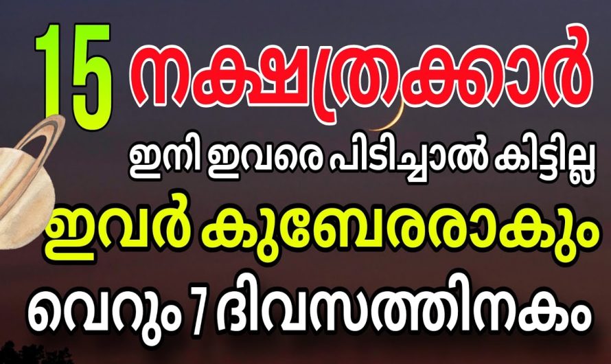 നാളെ മുതൽ കുബേരരാകും 15 നക്ഷത്രക്കാർ! ഇവർ തൊടുന്നതെല്ലാം പൊന്നാക്കും