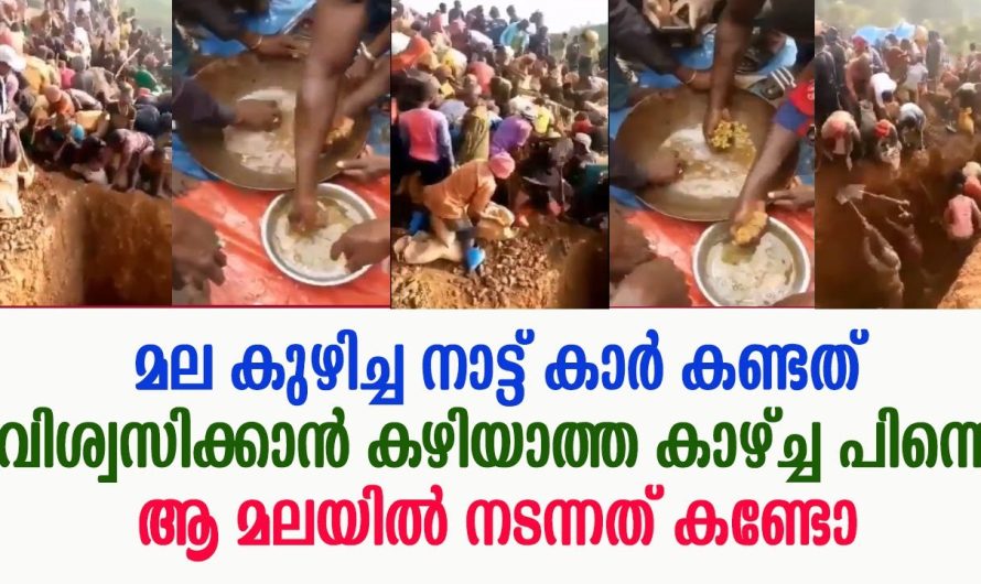 വിശ്വസിക്കാൻ കഴിയാത്ത കാഴ്ച്ച മല കുഴിച്ച നാട്ട് കാർ കണ്ടത് പിന്നെ ആ മലയിൽ നടന്നത് കണ്ടോ !!