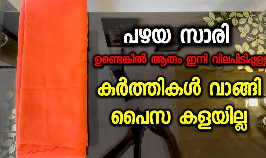 ഇനി വിലപിടിപ്പുള്ള കുർത്തികൾ വാങ്ങി പഴയ സാരി ഉണ്ടെങ്കിൽ ആരും, പൈസ വെറുതെ കളയില്ല