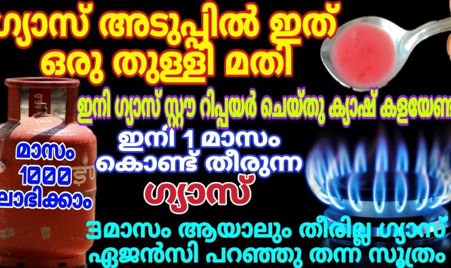 ഗ്യാസ് ഏജൻസിക്കാർ പറഞ്ഞ സൂത്രം എത്ര കത്താത്ത ഗ്യാസ് സ്റ്റൗവും 4 മാസം വരെ കത്താൻ