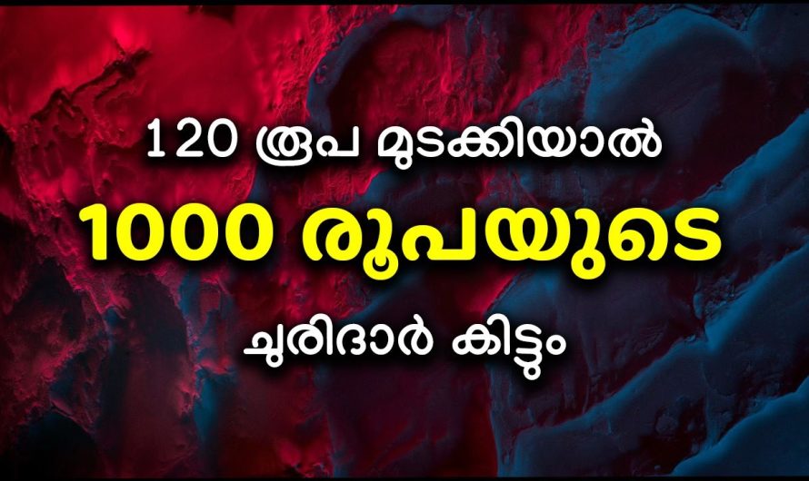 1000 രൂപയുടെ ചുരിദാർ കിട്ടും, 120 രൂപ മുടക്കിയാൽ