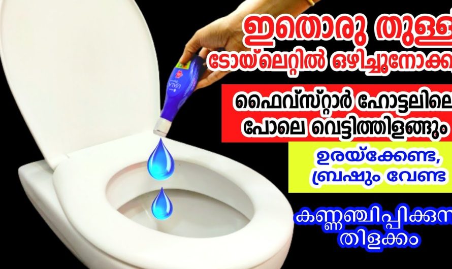 ഇനി തൂവെള്ളയാകും മഞ്ഞപിടിച്ച ടോയ്‌ലെറ്റും വാഷ്ബേസിനും ടൈൽസും