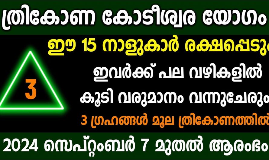 കോടീശ്വര യോഗം വരുന്നു ,ഈ15 നാളുകാർക്ക് പല വഴികളിൽ കൂടി വരുമാനം വന്നുചേരും