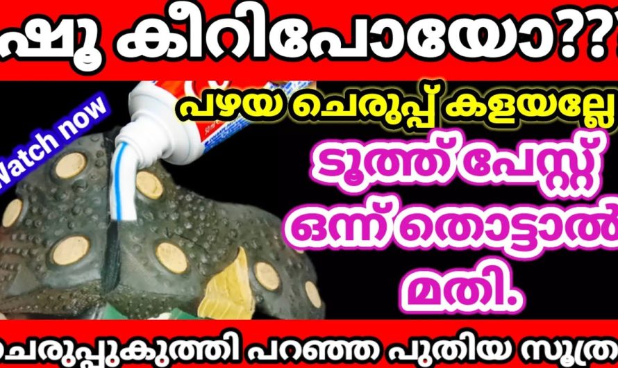 ഷൂ കീറിപോയോ?? ഈ സൂത്രം ഒന്ന് തൊട്ടപ്പോൾ! ഇനി കാശ് വെളിയിൽ കളയില്ല വീട്ടമ്മമാർ