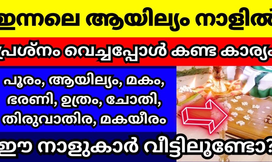 നാഗ ദൈവങ്ങൾ ആയില്യം നാളിൽ ഇന്ന് പ്രശ്നം വെച്ചപ്പോൾ കാണിച്ച് തന്ന കാര്യങ്ങൾ, ഈ നാളുകാർ വീട്ടിലുണ്ടോ