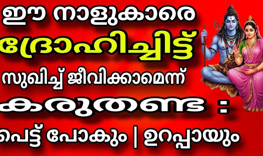 സുഖിച്ച് ജീവിക്കാമെന്ന് കരുതണ്ട, ഈ നാളുകാരെ ദ്രോഹിച്ചിട്ട്, പെട്ടുപോകും 100% ഉറപ്പായു