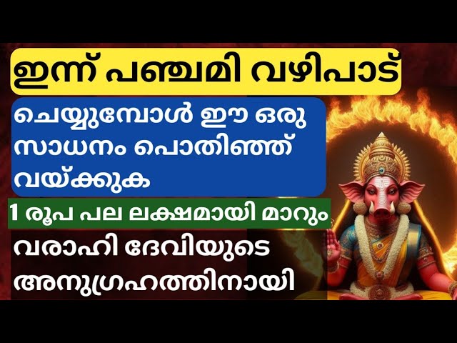 ഈ ഒരു വസ്തു ദേവിയുടെ മുന്നിൽ വച്ച് പ്രാർത്ഥിച്ചാൽ മാറിക്, ഇന്ന് പഞ്ചമി തിഥി കോടി രൂപ കടം ഉണ്ടെങ്കിലും